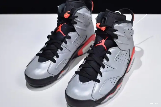 Rep TBK JSP Infrared 6 3M Jordan Air CI4072-001 Reflective 0506